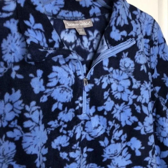 WOMAN WITHIN Fleece Pop Over - Picture 2 of 7